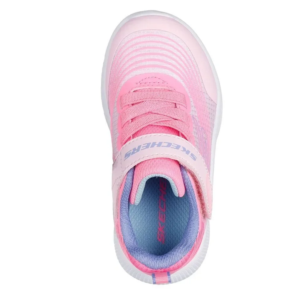 Skechers Girls Kids  Size11 Microspec Advance Hook & Loop Sneakers